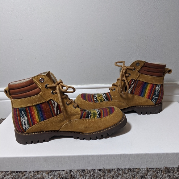 Vintage Shoes Authentic Peruvian Hiking Boots Poshmark